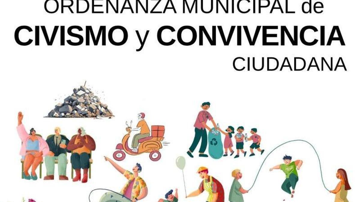 Cartel de ordenanza de civismo y convivencia de El Campello