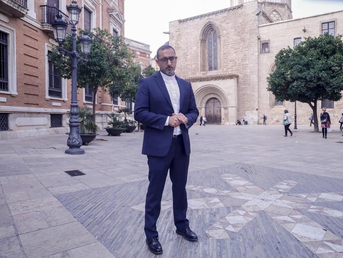 Bashar Fawadleh antes de la entrevista