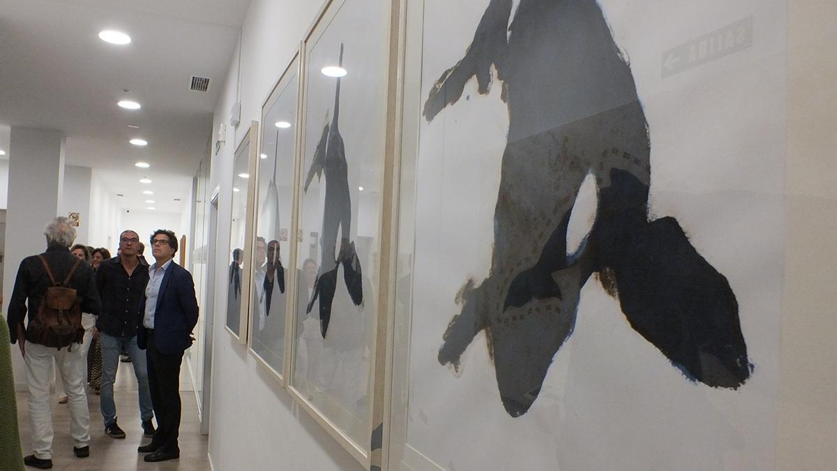 Obras instaladas en la segunda planta del edificio de Unieléctrica.