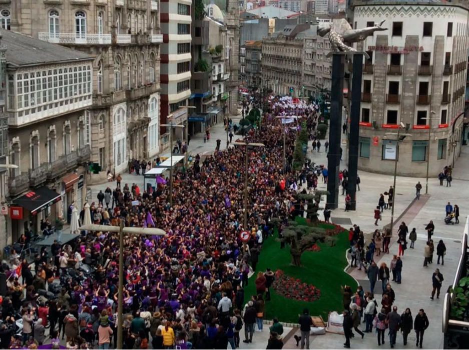 Las mujeres gallegas claman por la igualdad