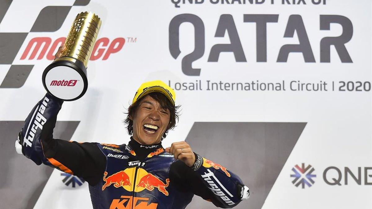 Nagashima, en lo más alto del podio en Losail