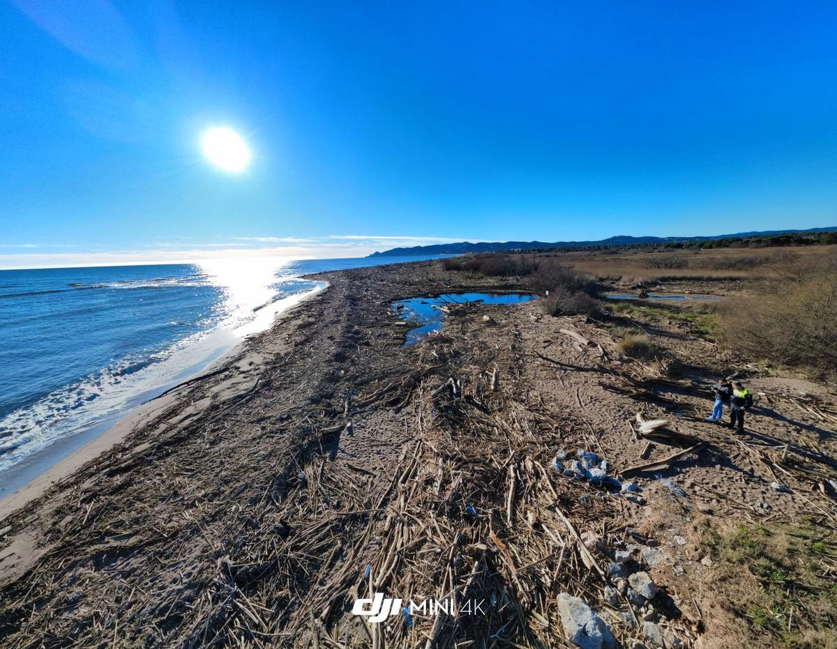 Danys a Torroella de Montgrí pel temporal Harry