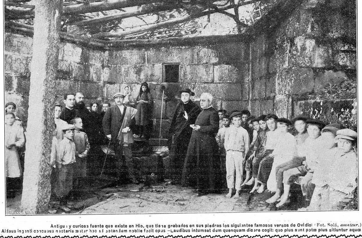 Expedición arqueolóxica no Hío en 1911