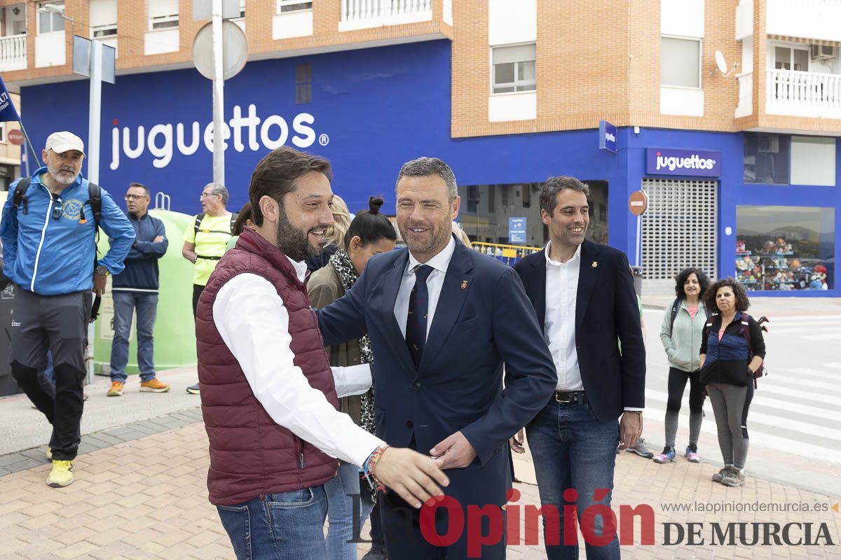 Las Fiestas de Yecla y peregrinos de Lorca llegan a Caravaca