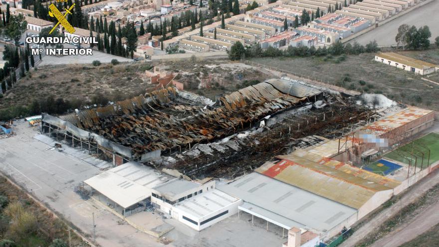 Detenido por provocar un fuego en Lorca que tardó más de 20 horas en extinguirse