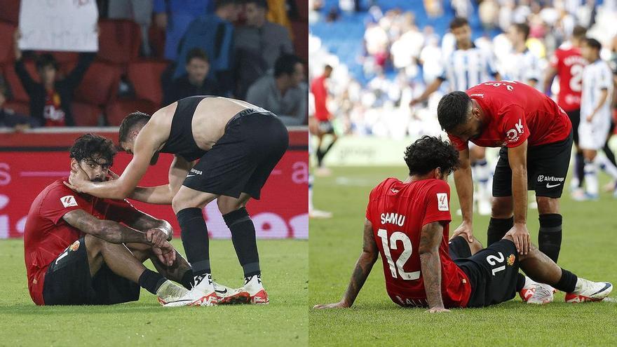 Samú Costa, la imagen de la frustración en el RCD Mallorca