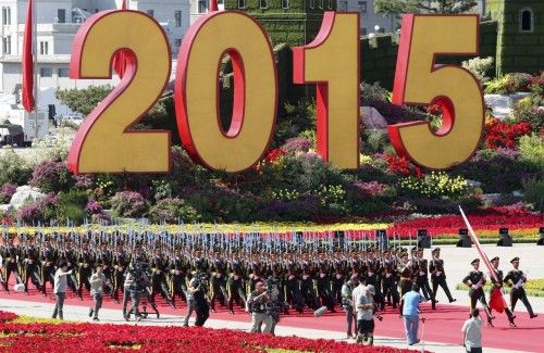 Pekín ha albergado un monumental desfile de tropas en el 70 aniversario el fin de la Segunda Guerra Mundial