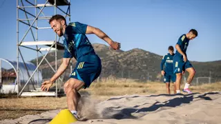 Francho y Juan Sebastián ya se calzan las botas y Lucas Terrer, al margen