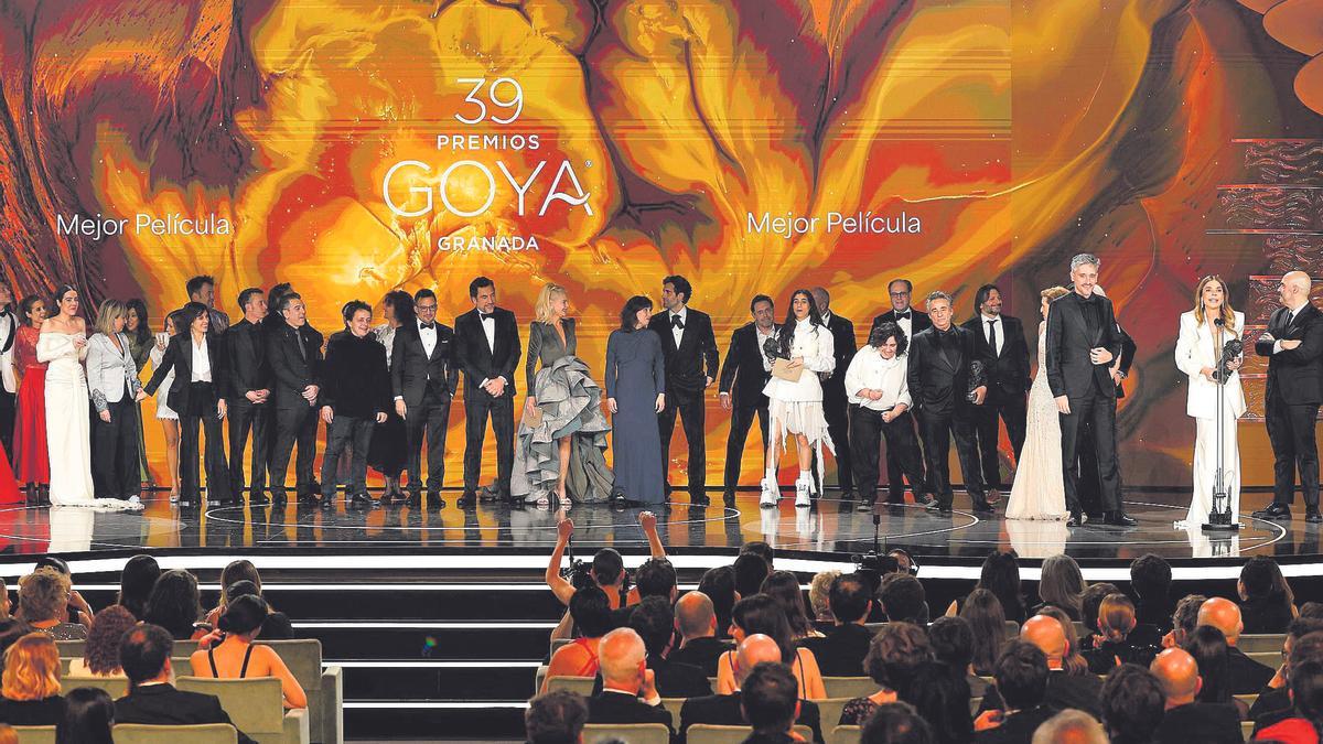 Fotografía de la 39 edición de los Premios Goya, celebrada en Granada.