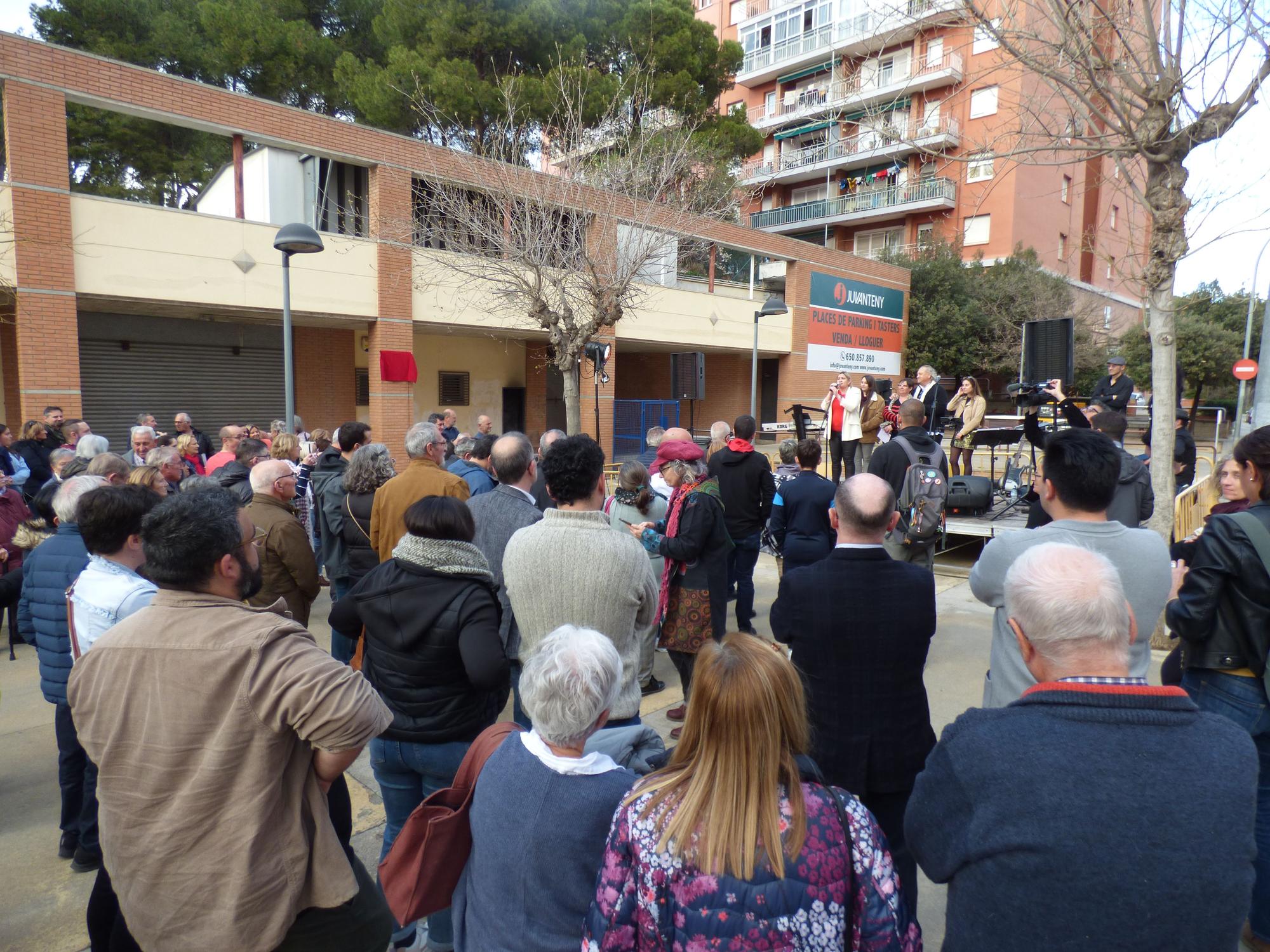 Figueres ret homenatge a l'activista veïnal Carmela Juárez