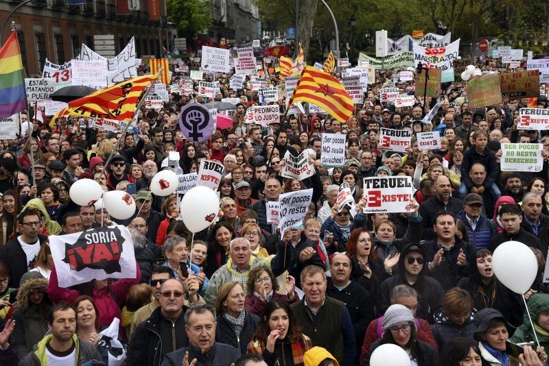 Manifestación 'Revuelta de la España vaciada' en Madrid