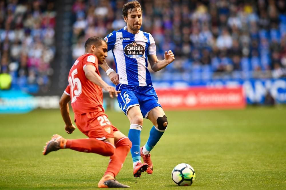 El Dépor no pasa del empate ante el Sevilla