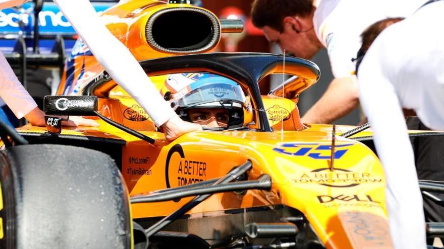 El piloto madrileña de McLaren, Carlos Sainz.