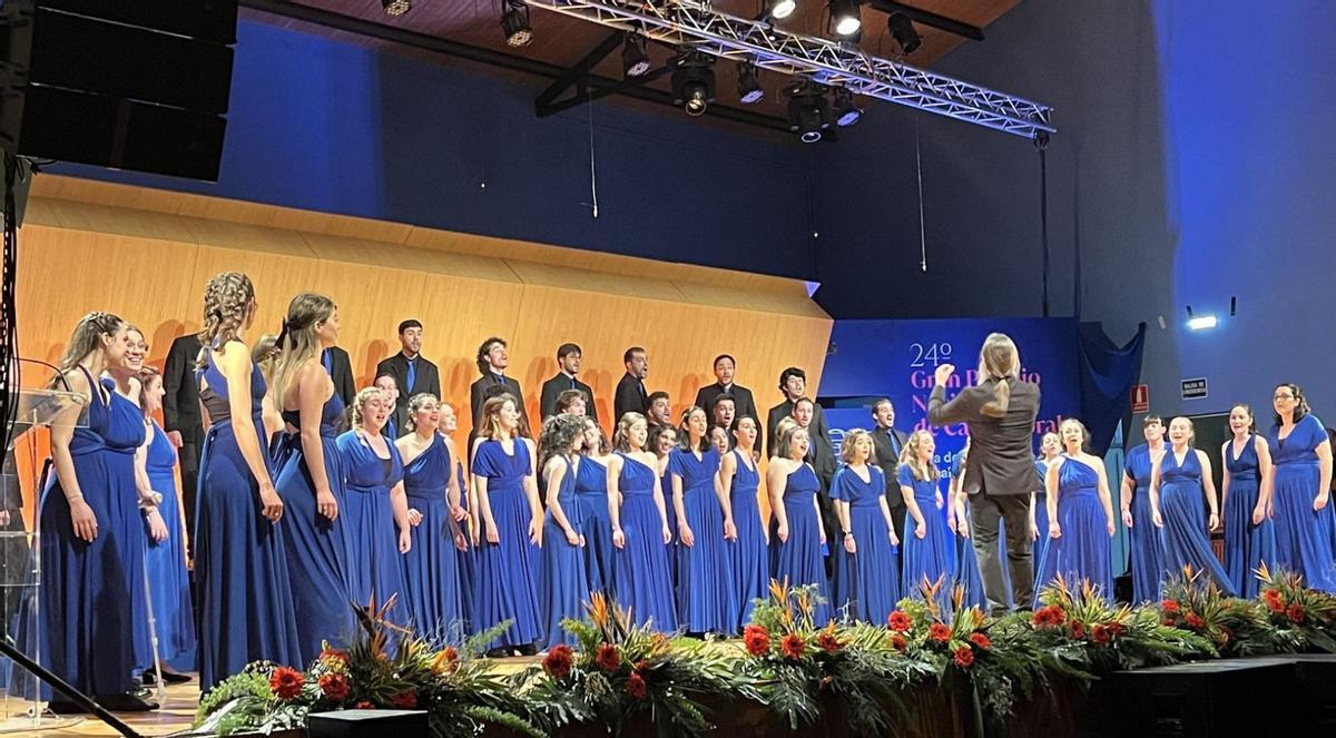 El Coro de Jóvenes de Madrid fue el ganador del 24º Premio Nacional de Canto Coral. | SERVICIO ESPECIAL