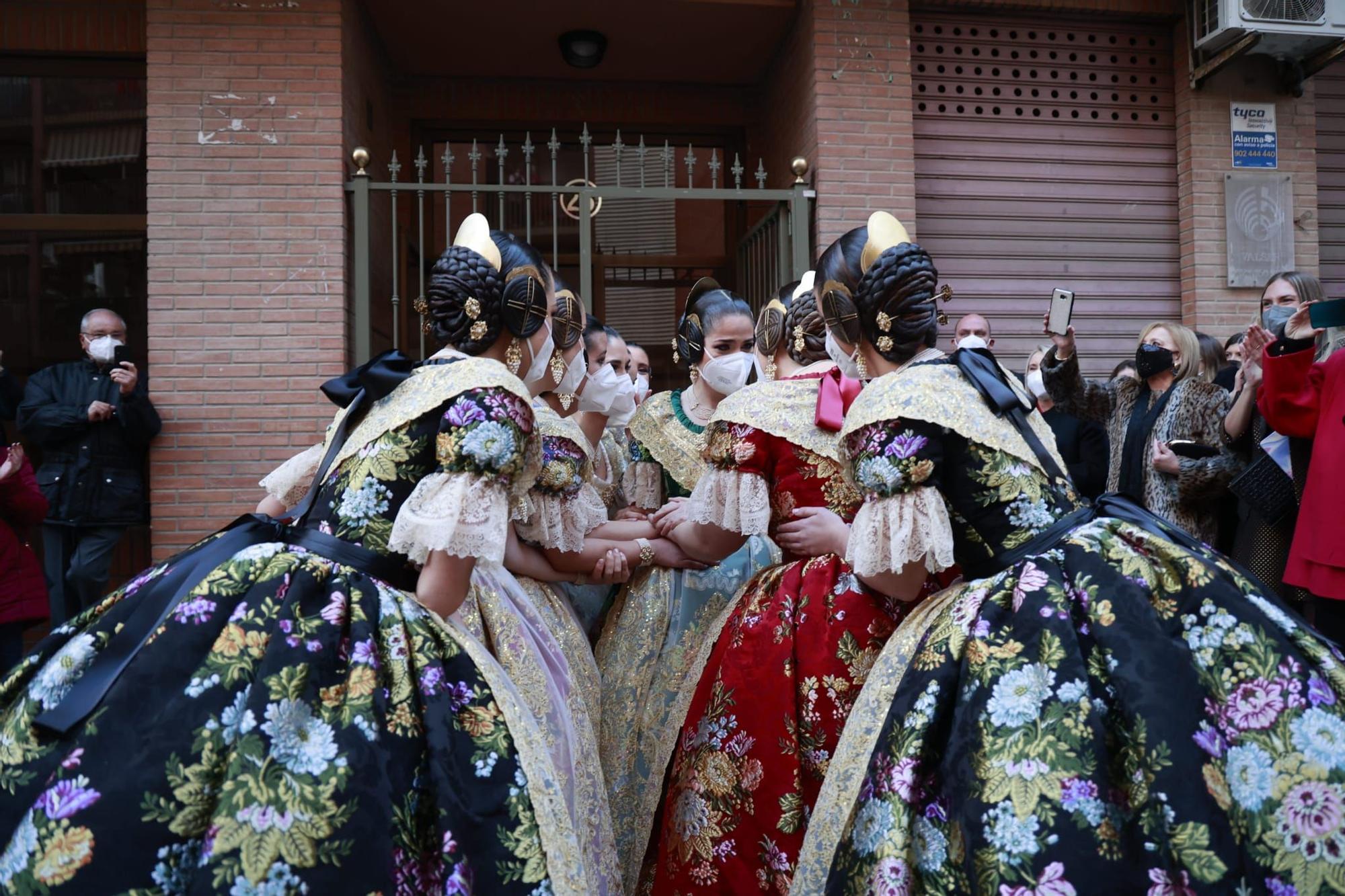 Espolín de la Fallera Mayor de València | Carmen Martín escoge el color verde primavera