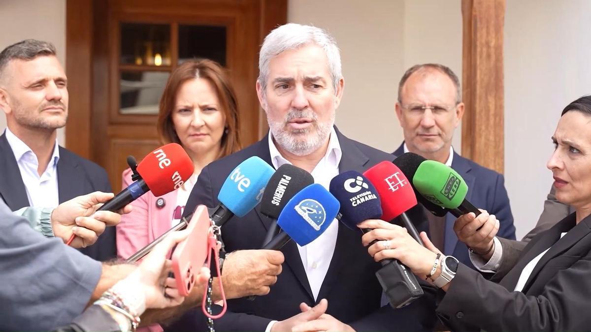Clavijo lamenta una "quiebra" en la confianza de Canarias con el Gobierno tras la gestión del 'Mv Hondius'