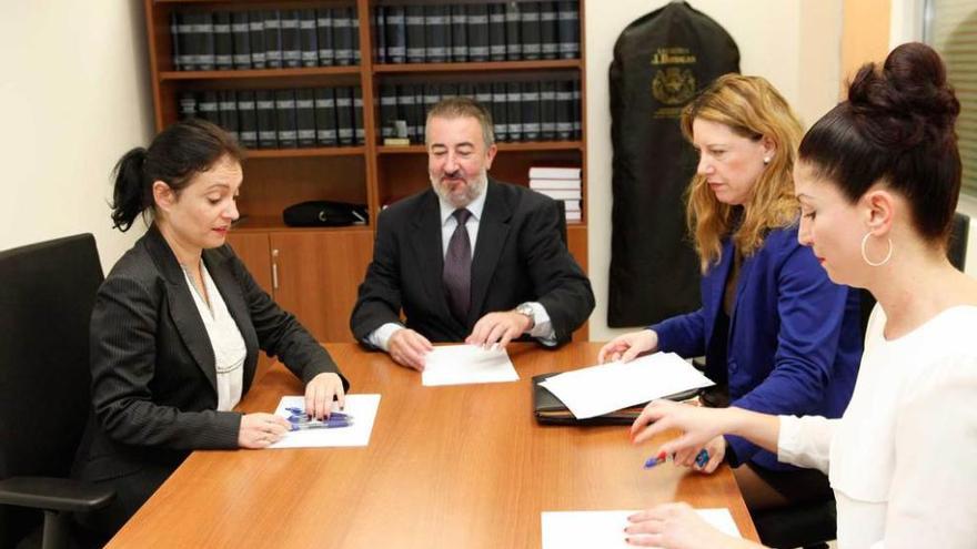 Por la izquierda, Almudena Cueto, Sergio Herrero, Graciela Lagunilla y Sara Fernández Sordo.