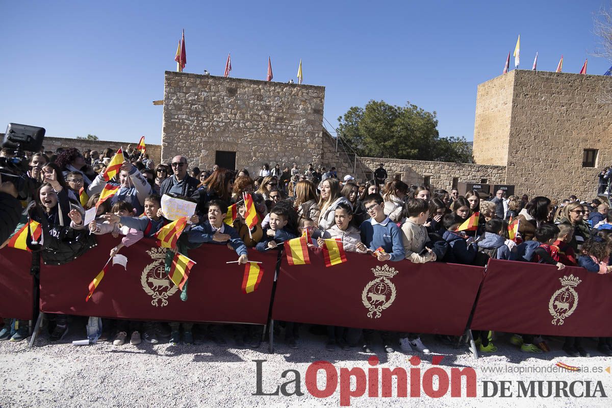 Visita de los reyes de España a Caravaca (explanada de la Basílica)