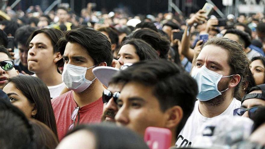 PÃºblico mexicano en el festival Vive Latino celebrado hace unos dÃ­as.