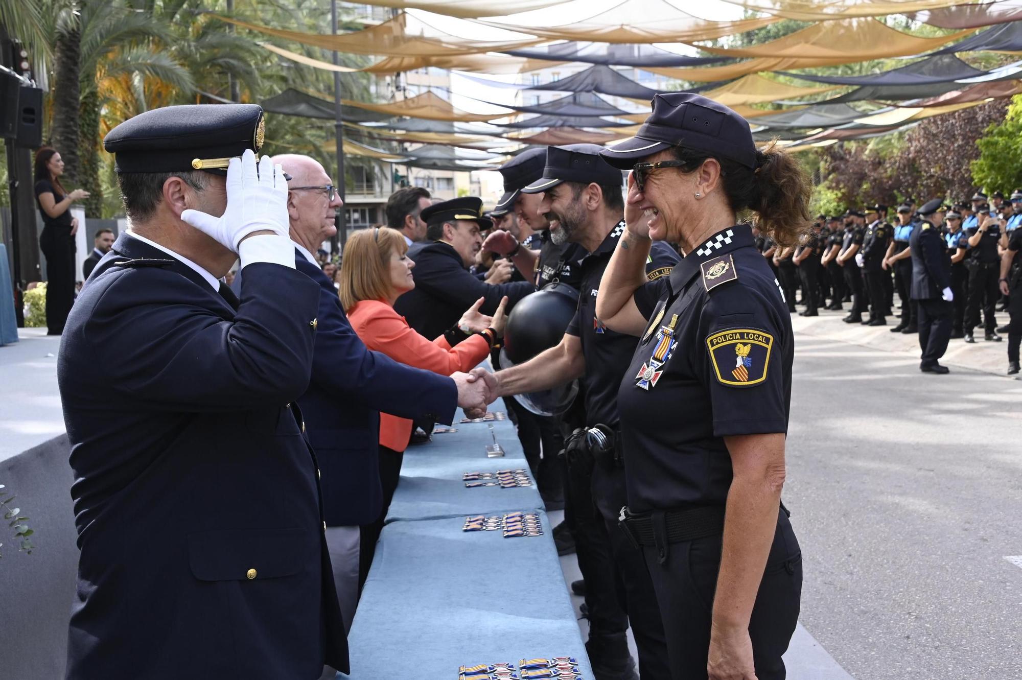 Así ha sido el acto del patrón de la Policía Local de Elche