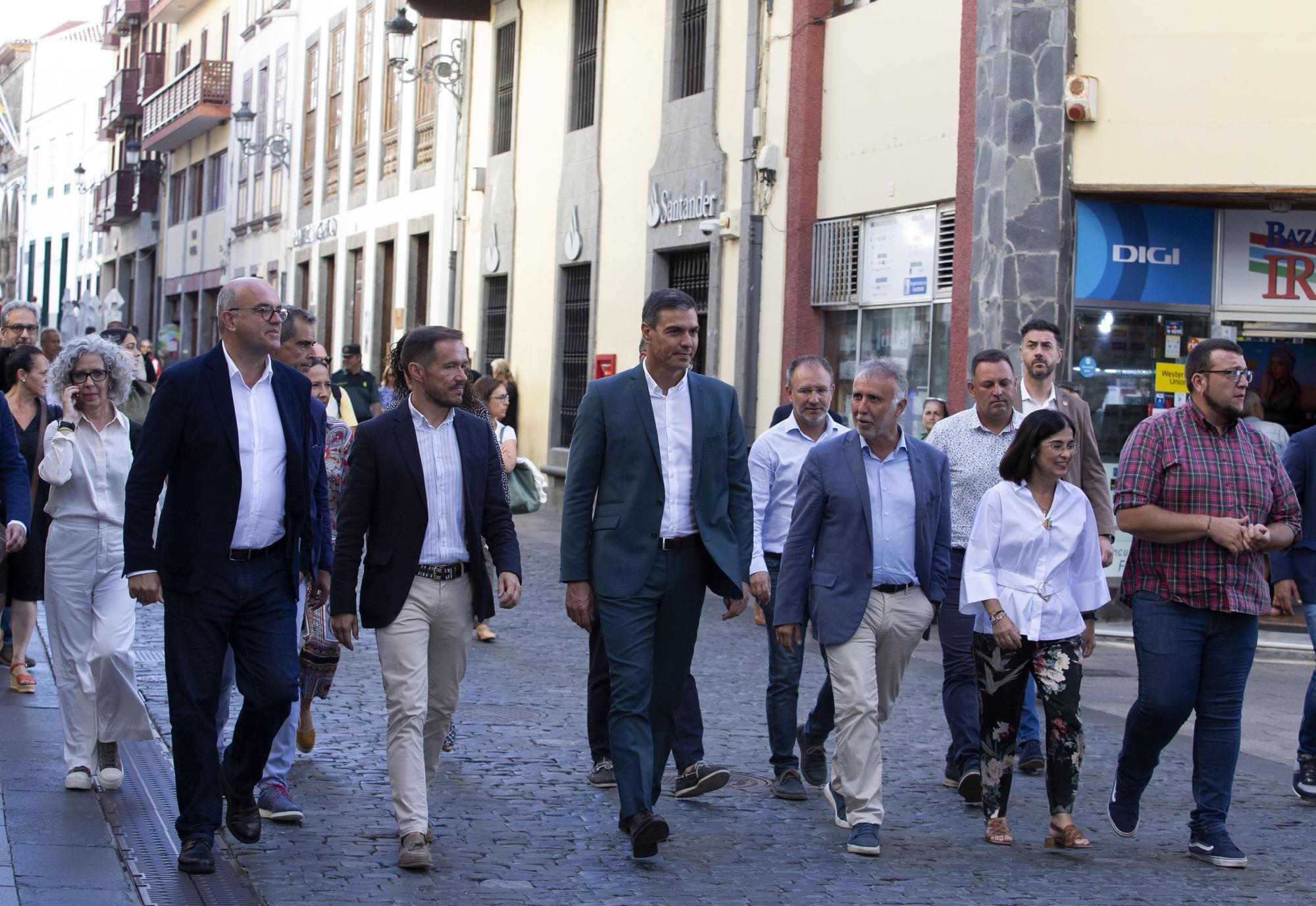 Pedro Sánchez visita La Palma