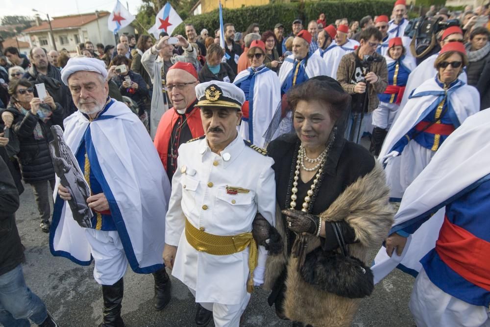 Marcha que exige la devolución del pazo de Meirás