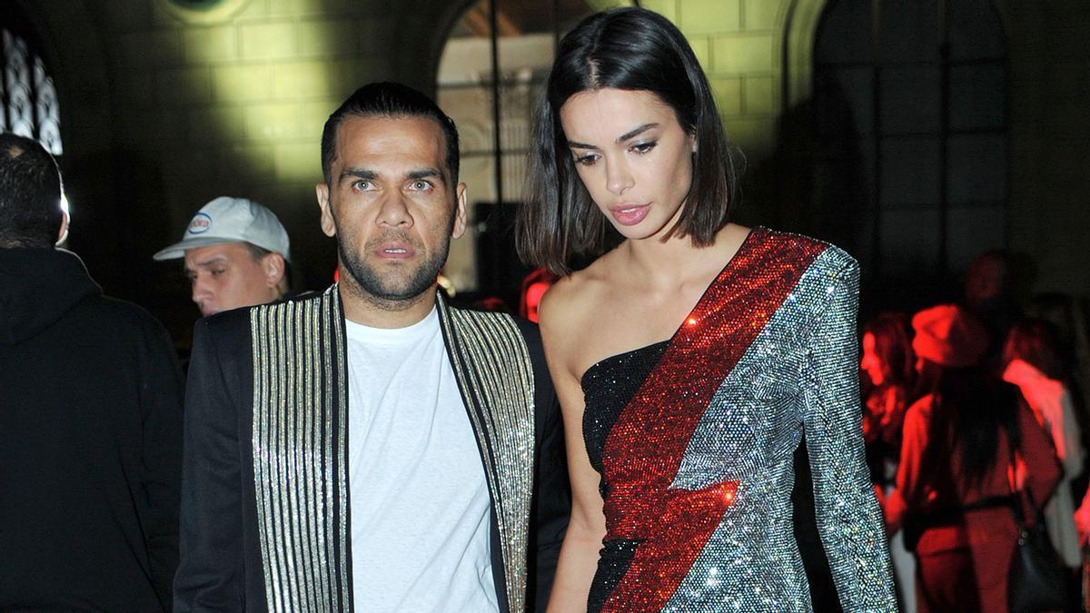 Joana Sanz i Dani Alves en una imatge d'arxiu