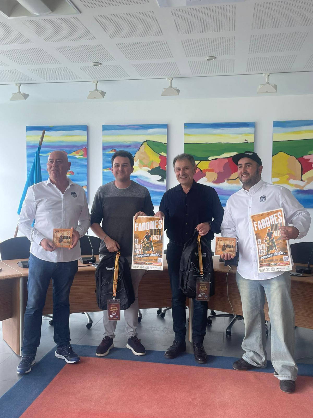 Por la izquierda, Nacho García, Rául Heres, Jorge Suárez y Juan José Fuentes.