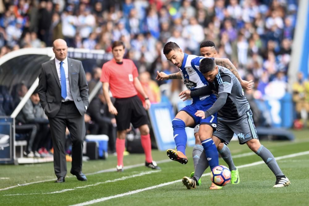 El Dépor cae en el derbi ante el Celta