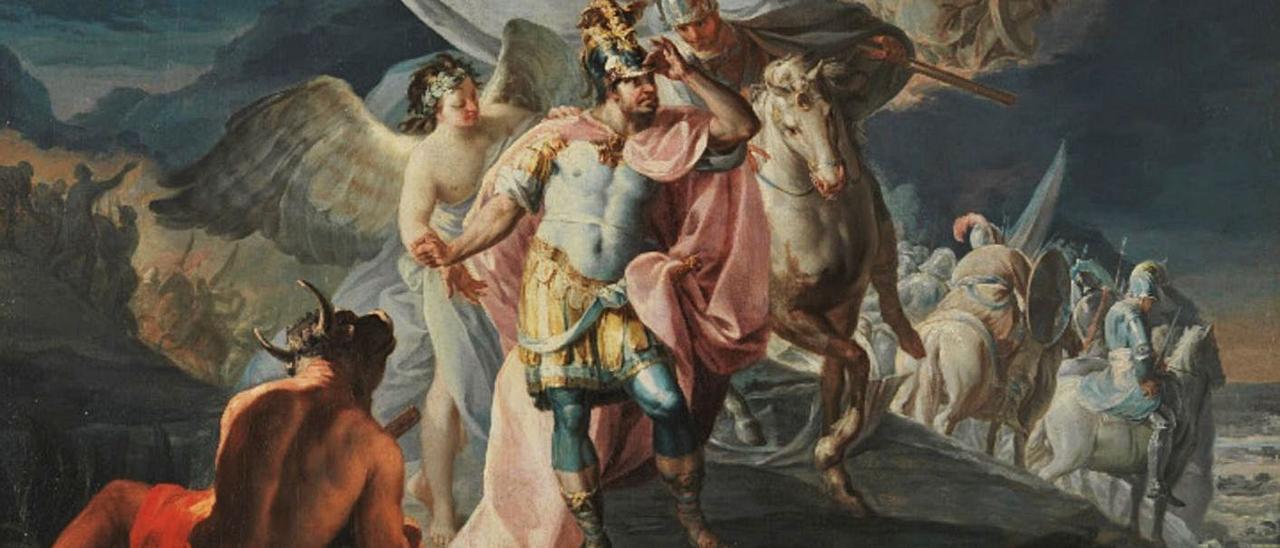 “Aníbal vencedor, que por primera vez mira Italia desde los Alpes”, de Francisco de Goya. | Museo del Prado