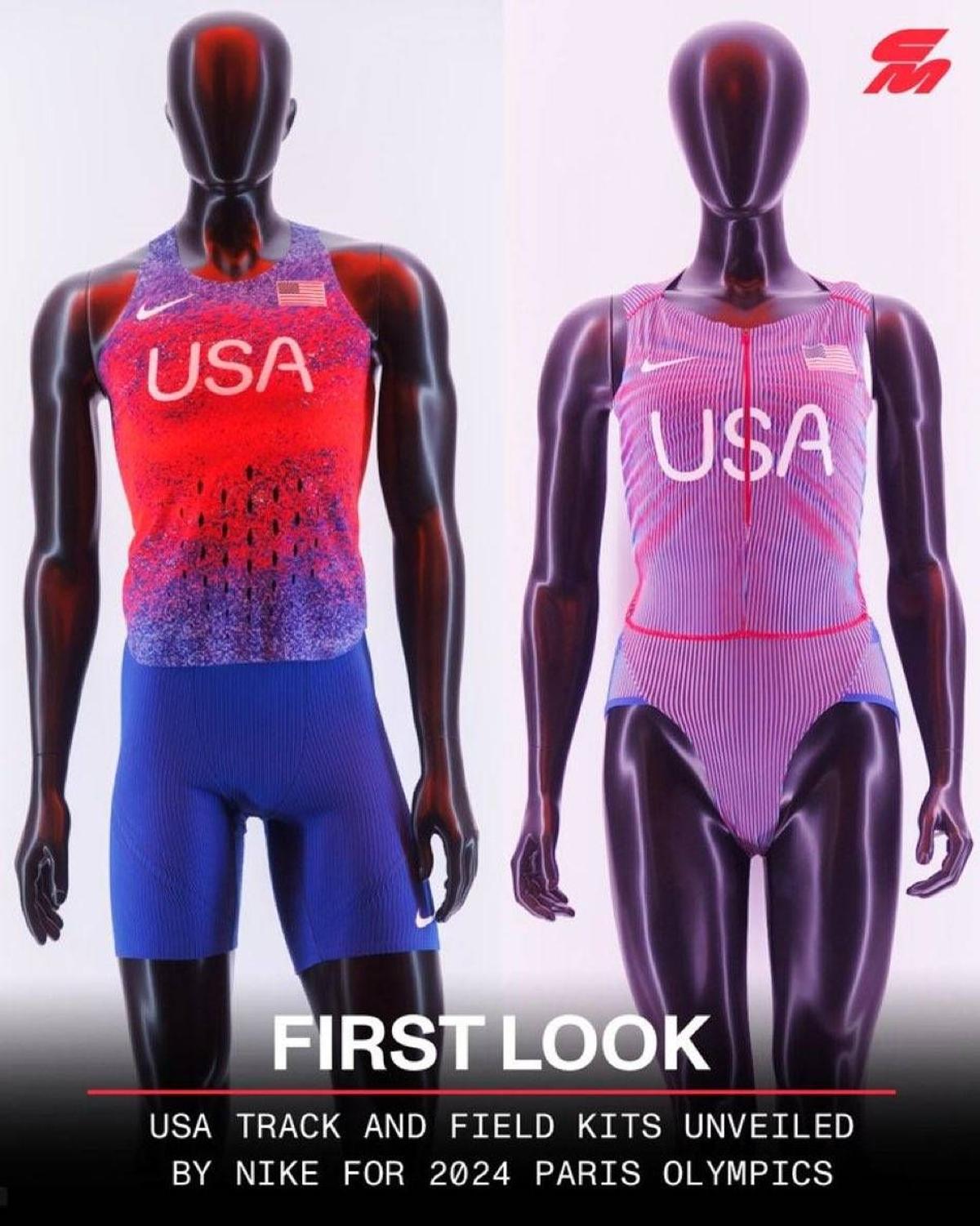 MAILLOT DE ATLETISMO OLÍMPICO PARA EEUU: Polémico