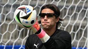 Sommer, también utiliza las gafas para entrenar