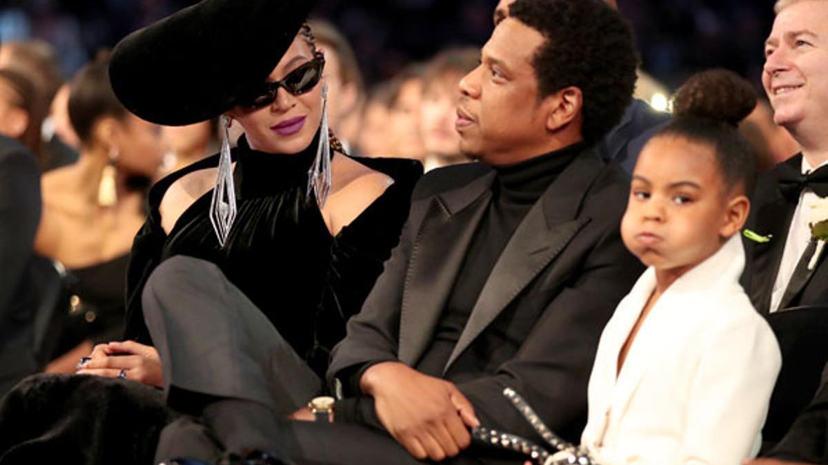 Blue Ivy junto a Beyoncé y Jay Z en los Premios Grammy 2018