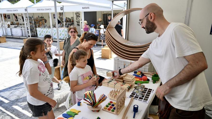 La artesanía gallega brilla en Sanxenxo