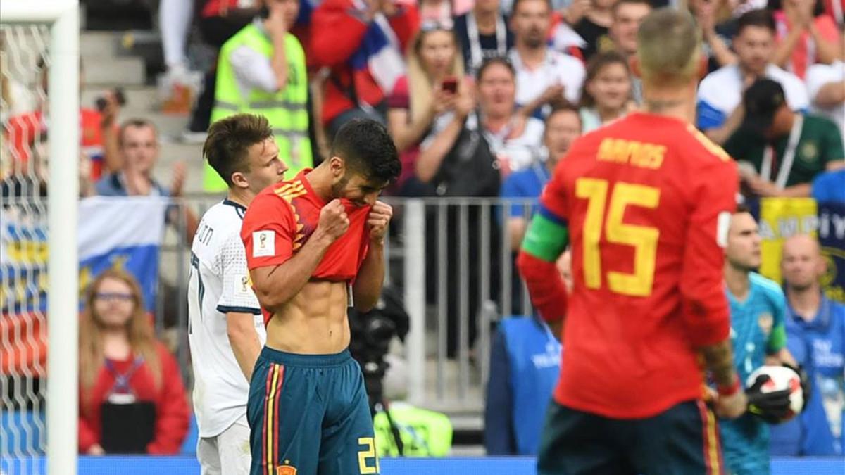 Marco Asensio no ha confirmado en el Mundial su buena temporada