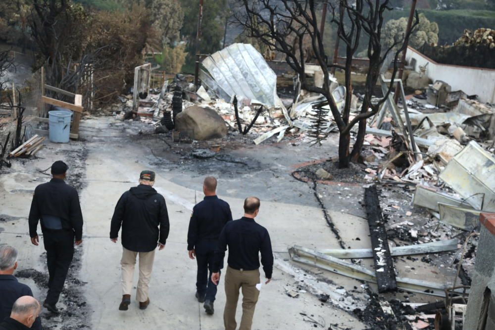 El devastador incendio de California, en imágenes