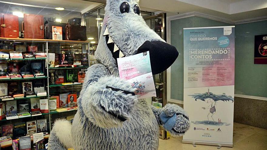 Orbil, la mascota del Salón do Libro. | // RAFA VÁZQUEZ