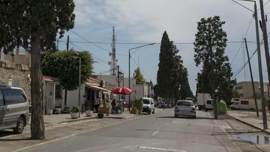 Instantánea tomada en el barrio del Cementerio de Alicante.