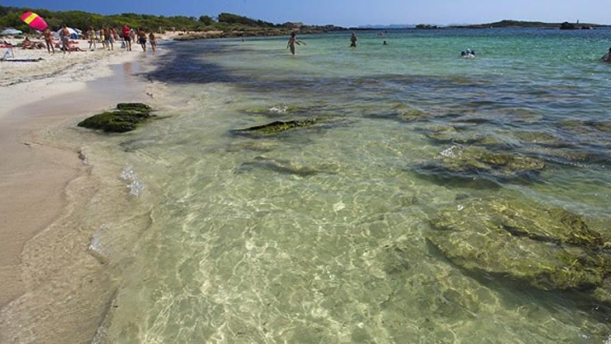 Es Dolç, una de las playas que han obtenido bandera azul