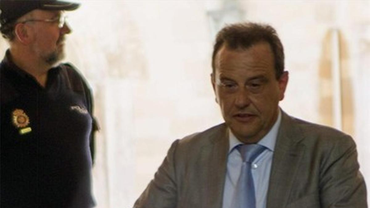 El fiscal anticorrupción Pedro Horrach, en la Audiencia Provincial de Palma el pasado mes de junio