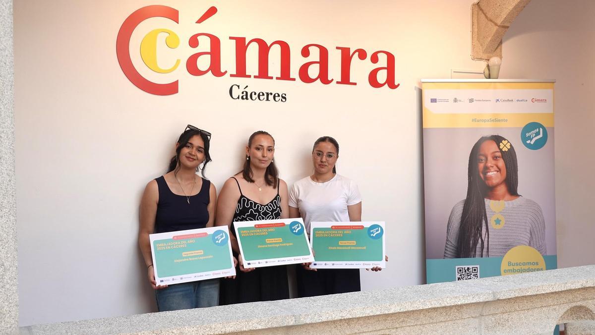 Imagen del acto en la Cámara de Comercio.