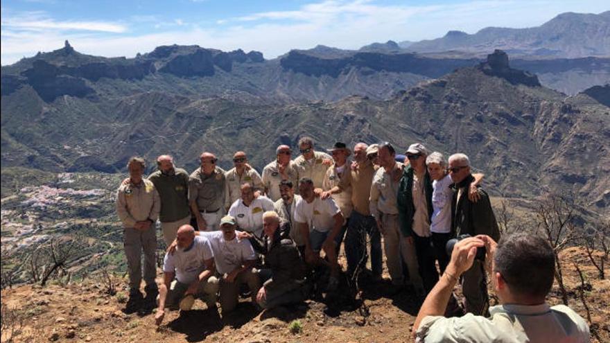 Veteranos en Cuevas del Caballero.