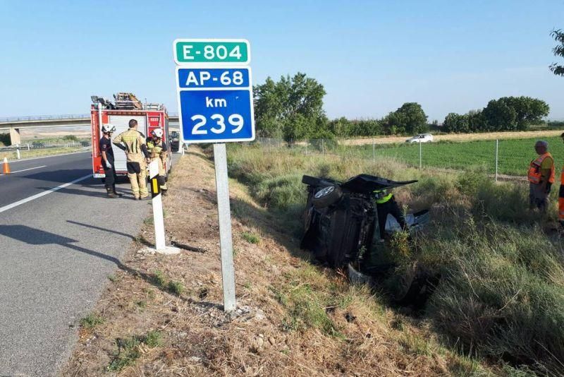 Accidente en Mallén