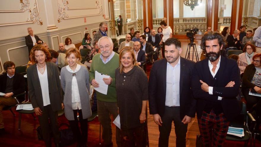 Jornadas sobre caminos escolares para los concellos que se han celebrado hoy en la Diputación.