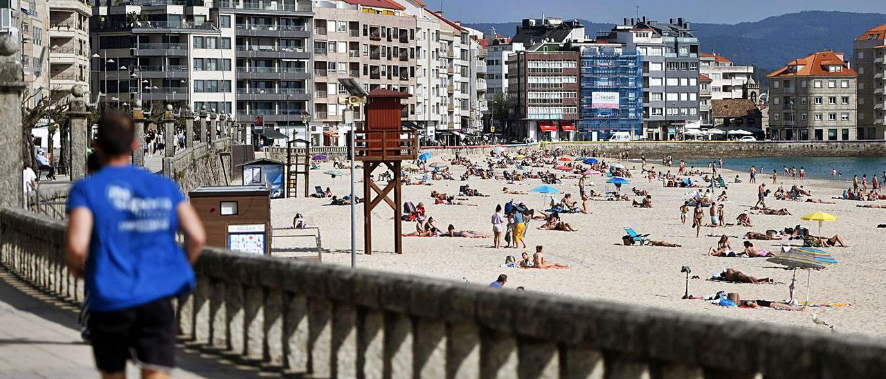 Paseo de Silgar, en Sanxenxo, la pasada Semana Santa.