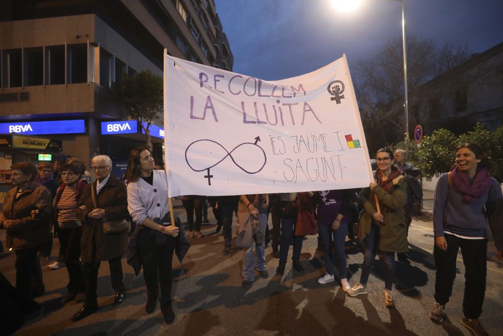 Manifestación del 8M en el Port de Sagunt