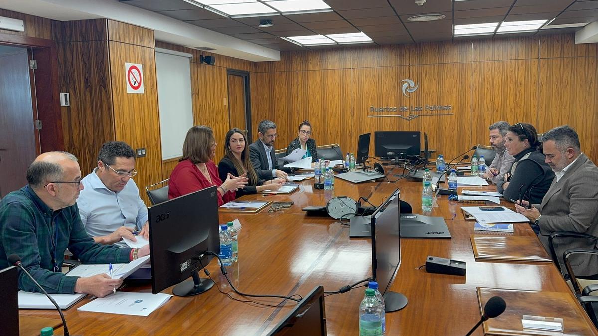 Reunión celebrada este martes en la sede de la Autoridad Portuaria de Las Palmas