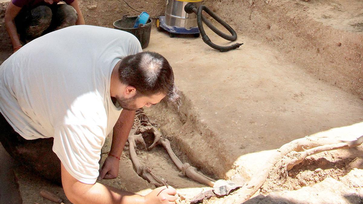 Imagen de la excavación en Espartinas.