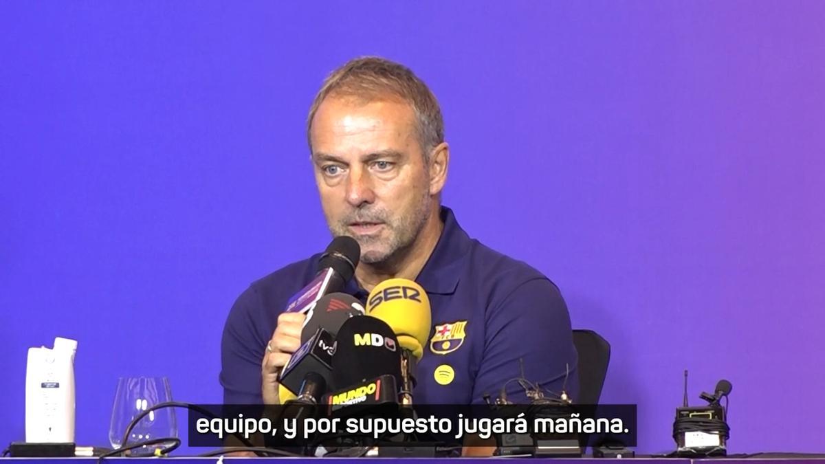 Flick, en titulares: "Tenemos el mismo objetivo que la pasada temporada, ganar títulos"