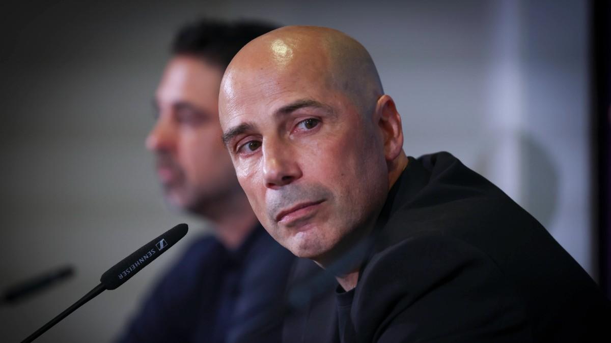 Joan Peñarroya, en su presentación como entrenador del Barça